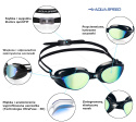 Okularki Pływackie Aqua Speed Vortex Mirror kol. 79 czarno-fioletowe