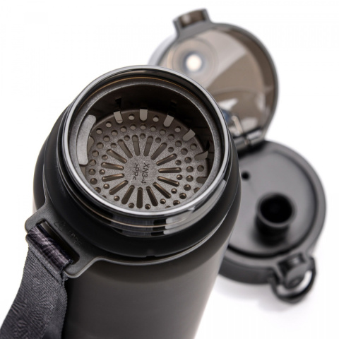 Bidon Sportowy Meteor 650ml czarny 74584