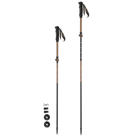 Kije Trekkingowe Spokey QUICK 115-135cm BK/SN Kije Trekkingowe Spokey QUICK 115-135cm BK/SN