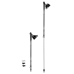 Kije Nordic Walking Spokey WIND 105-135cm czarne