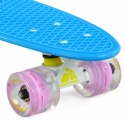 Deskorolka plastikowa Meteor pennyboard fiszka fiszboard LED 23898