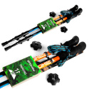 Kije Trekkingowe Spokey ZION 105-135cm pomarańczowe