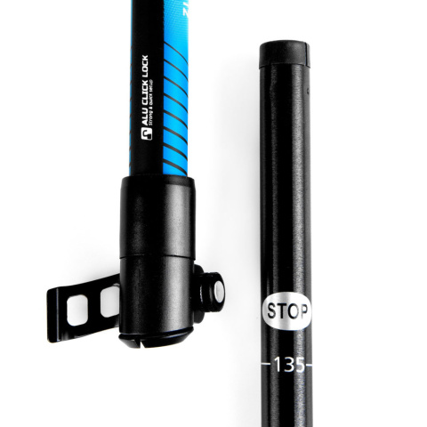 Kije Trekkingowe Spokey ZION 105-135cm pomarańczowe Kije Trekkingowe Spokey ZION 105-135cm pomarańczowe