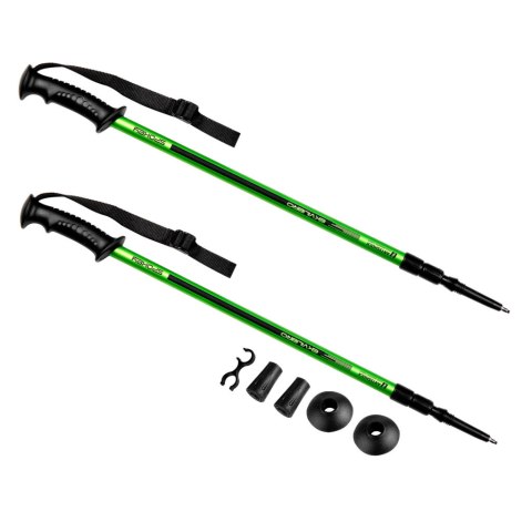Kije Trekkingowe Spokey EKVILIBRO 105-135cm BK/GN Kije Trekkingowe Spokey EKVILIBRO 105-135cm BK/GN