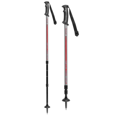 Kije Trekkingowe Spokey EKVILIBRO 105-135cm GY/RD Kije Trekkingowe Spokey EKVILIBRO 105-135cm GY/RD