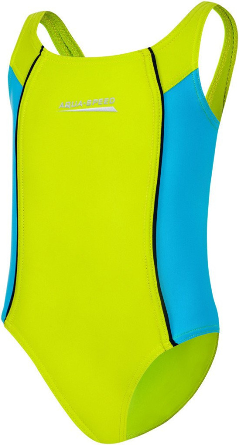 Kostium Kąpielowy Dziecięcy Aqua-Speed Luna Kol. 82 zielono-niebieski