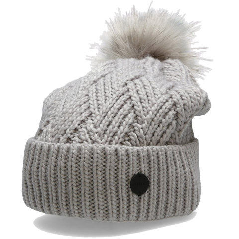 Czapka Zimowa Damska Outhorn HOZ20 CAD605 26S ciepły jasny szary Czapka Zimowa Damska Outhorn HOZ20 CAD605 26S ciepły jasny szary