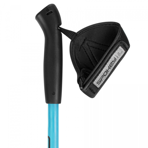 Kije Nordic Walking Spokey MEADOW 105-135cm czarno-niebieskie