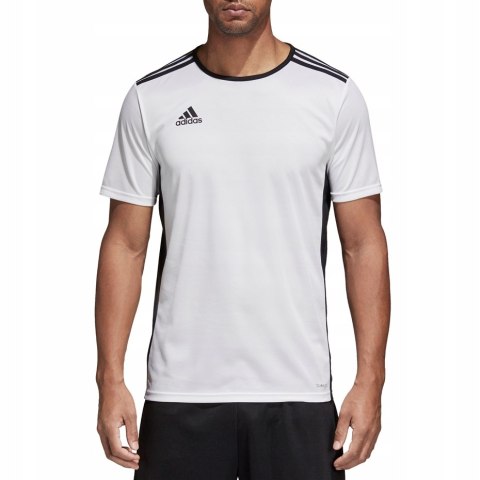 Koszulka Sportowa Adidas Entrada 18 Jersey Junior CF1044 biała Koszulka Sportowa Adidas Entrada 18 Jersey Junior CF1044 biała