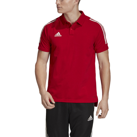 Koszulka Męska Polo Adidas Condivo 20 Polo ED9235 czerwona