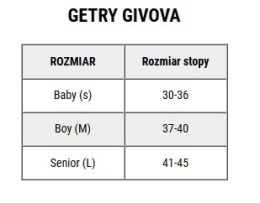 Getry Piłkarskie Givova Calcio C001 0004 granatowe