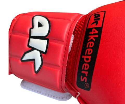 Rękawice Bramkarskie 4keepers Champ Colour Red VI Roll Finger Second Gen Senior