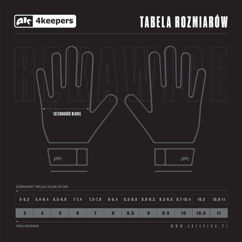 Rękawice Bramkarskie 4keepers Champ Colour Red VI Roll Finger Second Gen Senior