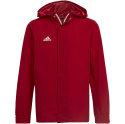 Kurtka dziecięca adidas Entrada 22 All Weather Jacket czerwona IK4013