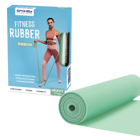 Guma Fitness Hard 200 cm Ribbon Spokey zielona Guma Fitness Hard 200 cm Ribbon Spokey zielona