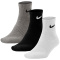 Skarpety Nike Everyday Cushioned Ankle 3 pary białe, czarne, szare SX7667 964