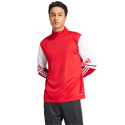 Bluza męska Adidas Squadra 25 Training Top JD2984 czerwono-biała