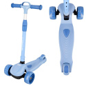 Hulajnoga trójkołowa dziecięca balansowa składana Spokey HOPI niebieska