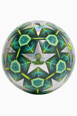 Piłka nożna adidas UCL Training 24/25 Knockout Stages Foil JH1280 zielono-srebrna