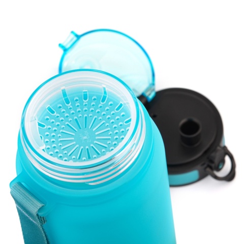 Bidon sportowy Meteor 800 ml zielony/błękitny 17661