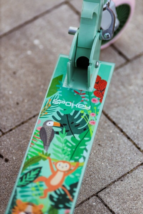 Hulajnoga dziecięca składana z frędzlami Spokey DUKE 125mm