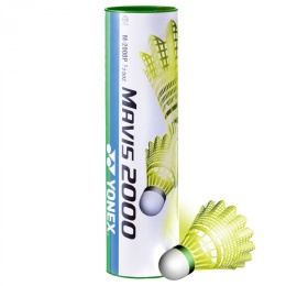 Lotki Nylonowe Żółte 6szt. Mavis 2000 Yonex Wolna zielony