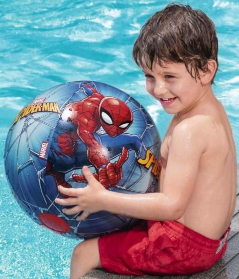 Piłka plażowa dla dzieci Bestway Spider-Man 51 cm