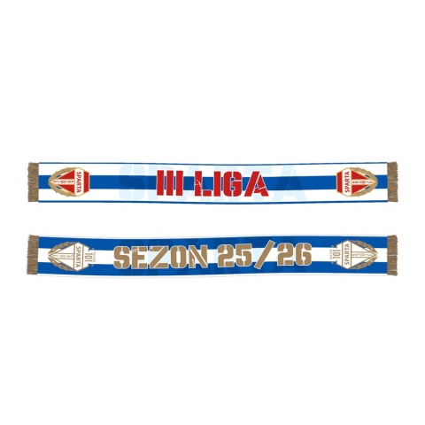 SPARTA KATOWICE Szalik Kibica z herbem Sparta Katowice III Liga