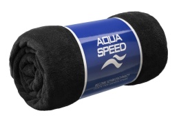 Szybkoschnący ręcznik z mikrofibry Aqua Speed DRY SOFT 400 G. 70x140 kol. 07 czarny