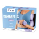 Zestaw hantli winylowych Spokey SHAPE 2x 0,5 kg