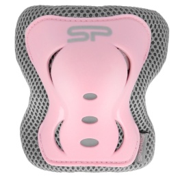 Zestaw ochraniaczy dla dzieci i młodzieży (na kolana, nadgarstki i łokcie) Spokey SHIELD różowy