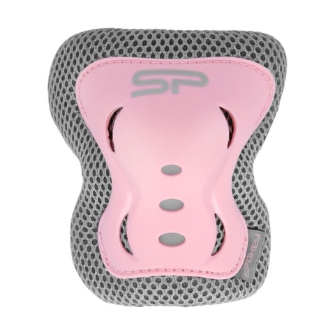 Zestaw ochraniaczy dla dzieci i młodzieży (na kolana, nadgarstki i łokcie) Spokey SHIELD różowy