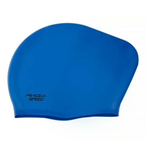 Czepek pływacki na długie włosy Aqua Speed Long Hair Cap 09 - niebieski