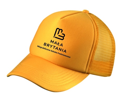 MAŁA BRYTANIA CZAPKA Z DASZKIEM ŻÓŁTA