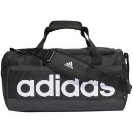 Torba adidas Essentials Linear Duffel Medium HT4743 czarno-biała