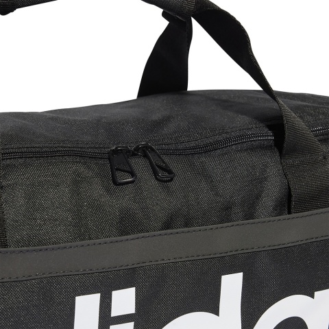 Torba adidas Essentials Linear Duffel Medium HT4743 czarno-biała