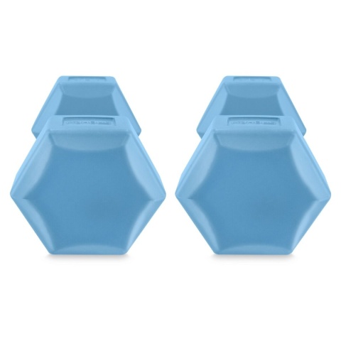 Zestaw Hantli Sześciokątnych Spokey Monster 2x2kg niebieski