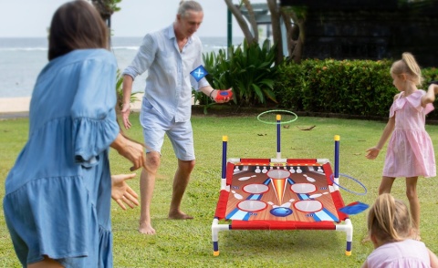 Gra zręcznościowa koszykówka Rzut do celu 2w1 TOSSING GAME