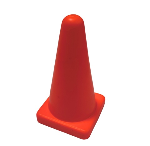 Pachołek gimnastyczny mały 10 cm czerwony Vinex