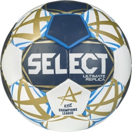 Piłka ręczna Select Ultimate Replica Champions League v25 Official EHF biało-granatowo-złota
